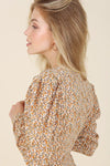 Fit and Flare floral maxi dress - KOKOTETE