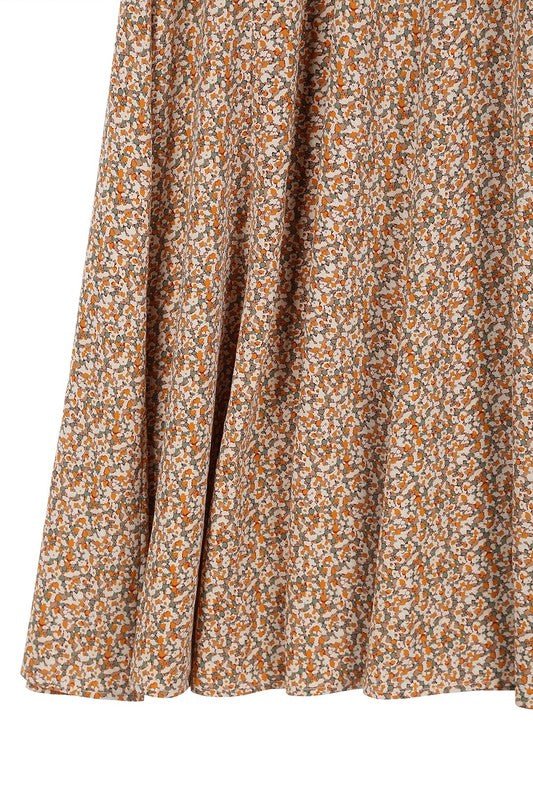 Fit and Flare floral maxi dress - KOKOTETE