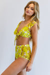 Floral Printed Swimwear Set - KOKOTETE