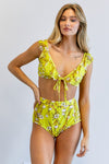 Floral Printed Swimwear Set - KOKOTETE