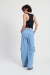 FRENCH TERRY PANTS WITH CUTOUT DETAIL - KOKOTETE