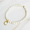 Freshwater Pearl Initial Charm Bracelet - KOKOTETE