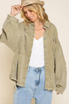 Fringe Distressed Oversized Jacket - KOKOTETE