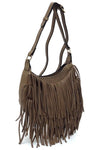 Fringe Hobo Crossbody Bag - KOKOTETE