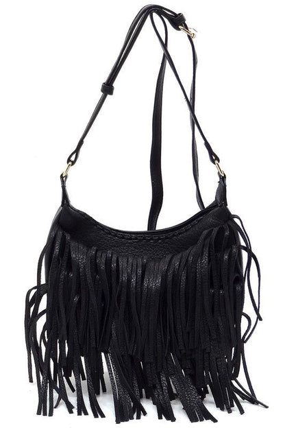 Fringe Hobo Crossbody Bag - KOKOTETE