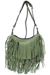 Fringe Hobo Crossbody Bag - KOKOTETE