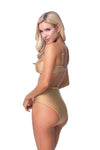 GOLD HIGH WAIST BIKINI SET - KOKOTETE