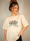 Grow in Grace Flower Graphic Tee - KOKOTETE