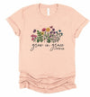 Grow in Grace Flower Graphic Tee - KOKOTETE