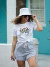 Grow in Grace Flower Graphic Tee - KOKOTETE