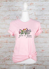 Grow in Grace Flower Graphic Tee - KOKOTETE