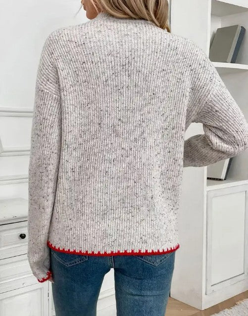 Heart Patch Sweater - KOKOTETE