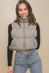 High Neck Puffer Vest - KOKOTETE