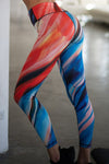 High Rise Watercolor Activewear Leggings - KOKOTETE