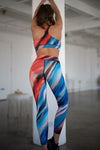 High Rise Watercolor Activewear Leggings - KOKOTETE