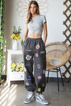 Hight waist Multi Patches Jogger Pants PLUS - KOKOTETE