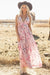 Jenesis Floral Pleated Maxi Dress - KOKOTETE