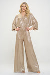 Kimono Sleeve Wide Leg Jumpsuit - KOKOTETE