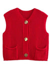 Knit sweater vest - KOKOTETE