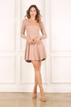 Knitted fit and flare dress - KOKOTETE