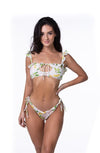 LEMON RUFFLE BIKINI SET - KOKOTETE