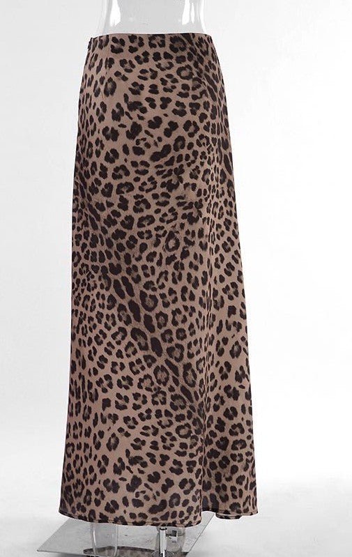 Leopard print maxi skirt - KOKOTETE
