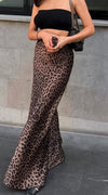Leopard print maxi skirt - KOKOTETE