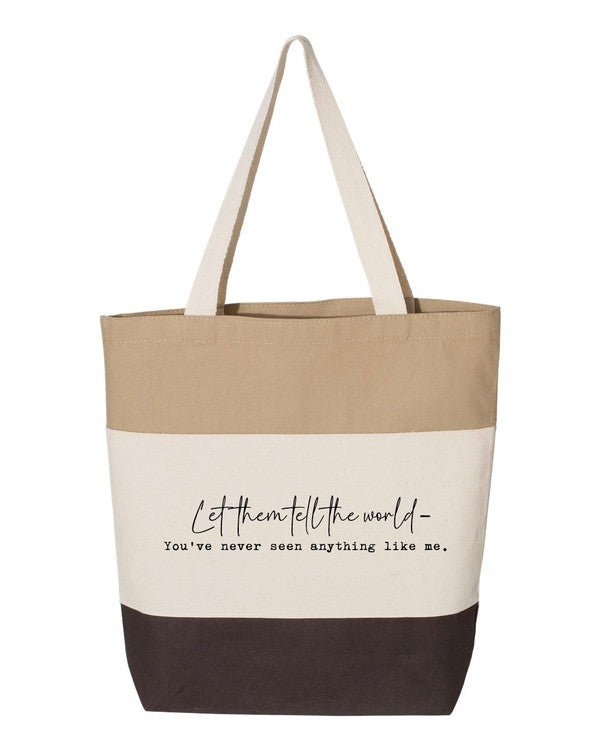 "Let Them Tell The World" Tote Bag - KOKOTETE