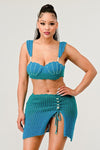 LITTLE MERMAID PERAL ADORABLE TWO PCS KNIT SET - KOKOTETE