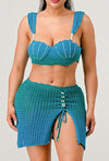 LITTLE MERMAID PERAL ADORABLE TWO PCS KNIT SET - KOKOTETE