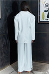 LOOSE FIT BLAZER AND PANTS SET - KOKOTETE