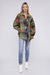 Loose Fit Buttoned Down Check Shirt Jacket - KOKOTETE