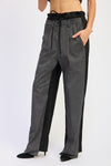LOOSE FIT MIX MEDIA PANTS - KOKOTETE