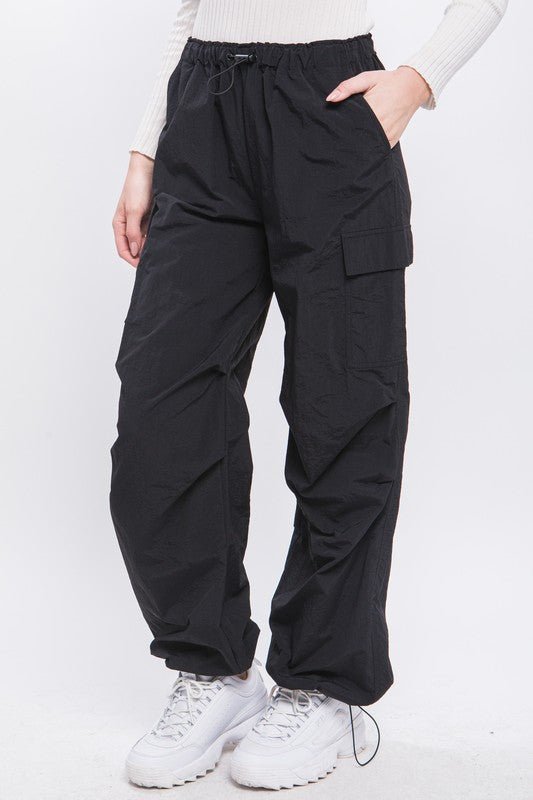 Loose Fit Parachute Cargo Pants - KOKOTETE