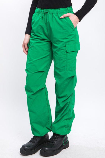 Loose Fit Parachute Cargo Pants - KOKOTETE