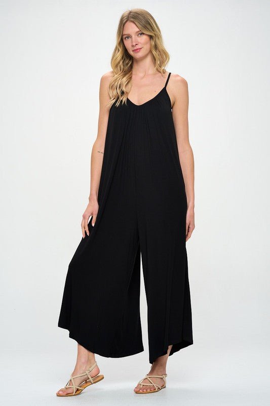 Made in USA Modal Spandex Soft Knit Jumpsuit - KOKOTETE