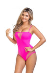 MESH NEON PINK ONE PIECE - KOKOTETE