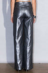 Metallic High Rise Wide Jeans - KOKOTETE