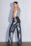 Metallic High Rise Wide Jeans - KOKOTETE