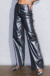 Metallic High Rise Wide Jeans - KOKOTETE