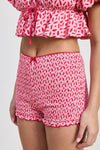 MINI RUFFLE PRINTED SHORTS - KOKOTETE