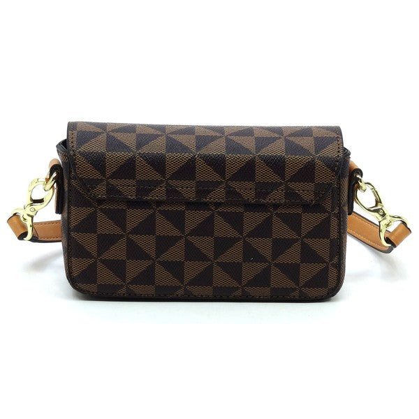 Monogram Bow Flap over Crossbody Bag - KOKOTETE