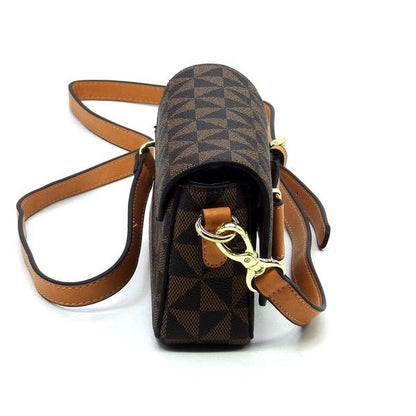 Monogram Bow Flap over Crossbody Bag - KOKOTETE