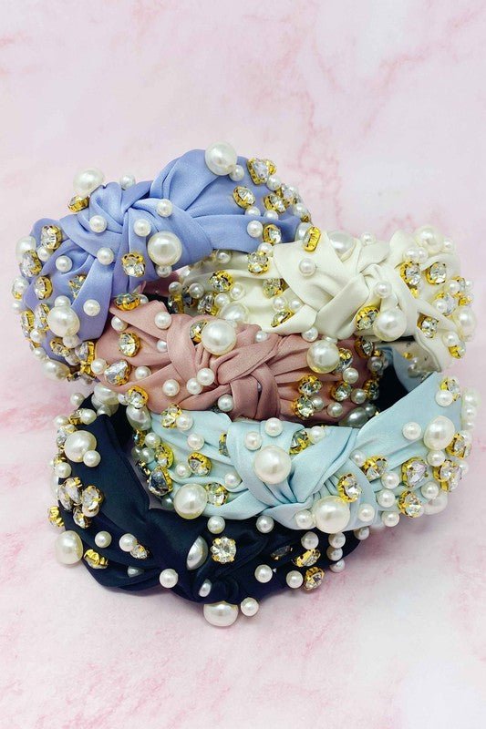 My Winslet Jeweled Satin Headband - KOKOTETE