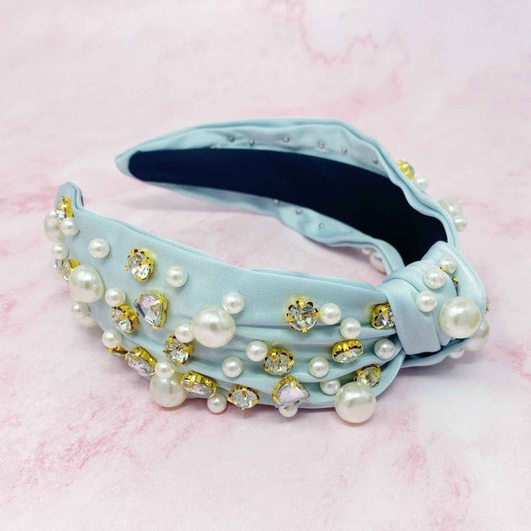 My Winslet Jeweled Satin Headband - KOKOTETE