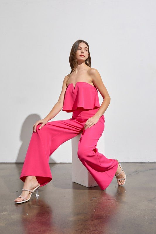 Off Shoulder Jumpsuit - KOKOTETE