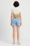 OMBRE CREW NECK CROPPED TOP - KOKOTETE