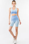 Ombre Seamless Biker Short Set - KOKOTETE