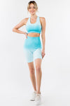 Ombre Seamless Biker Short Set - KOKOTETE