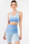 Ombre Seamless Biker Short Set - KOKOTETE